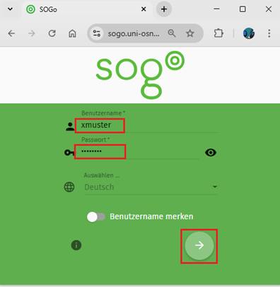 Groupware SOGo - Adressbuch Modul