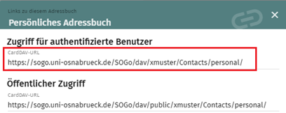 Mozilla Thunderbird - SOGo-Adressbuch synchronisieren