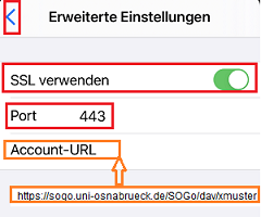 IPhone- SOGo-Kalender synchronisieren