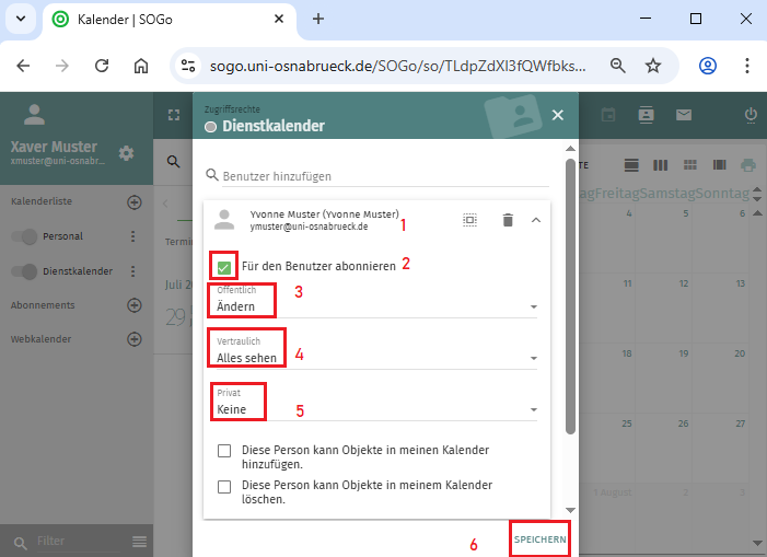 Groupware SOGo - Kalender Modul