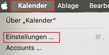 SOGo-Kalender mit Apple Kalender unter MacOS synchronisieren