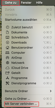 MacOS- Heimatverzeichnis via SMB anbinden