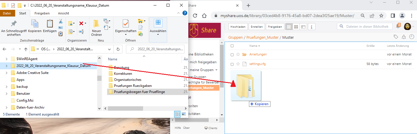 Prüfungsdatenarchivierung - Handout für Dozierende
