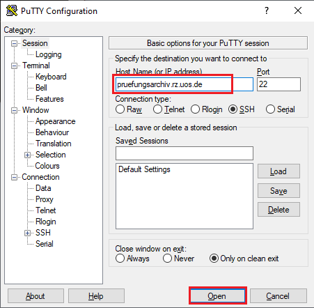 Prüfungsdatenarchivierung - Handout für die  IT-Administration