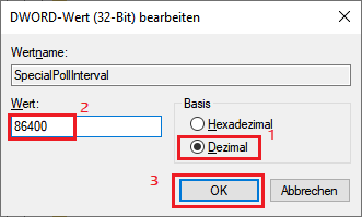 Windows- Zeitserver nutzen