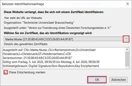 Zertifikatsimport für sichere Browserkommunikation (Bsp: Autorisierter Zugriff auf die SAP WebGUI)