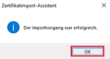 Zertifikatsimport für sichere Browserkommunikation (Bsp: Autorisierter Zugriff auf die SAP WebGUI)