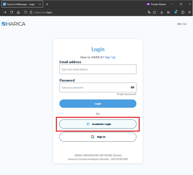E-Mail (S/MIME)-Zertifikat beantragen