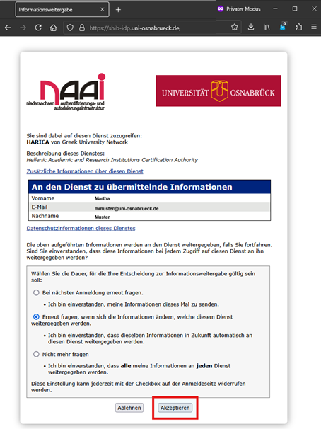 E-Mail (S/MIME)-Zertifikat beantragen
