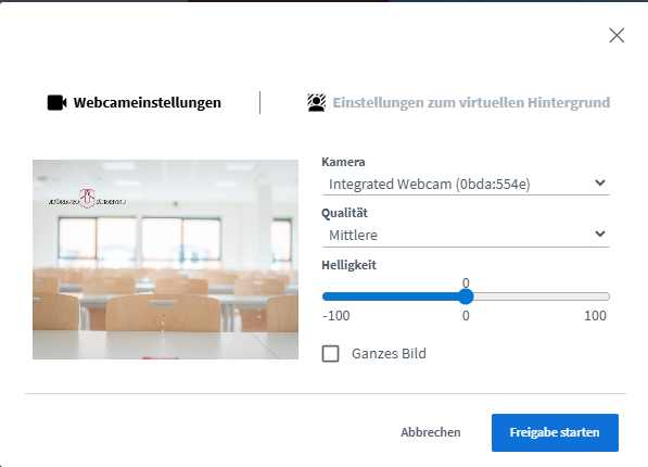 Videokonferenzsystem BigBlueButton