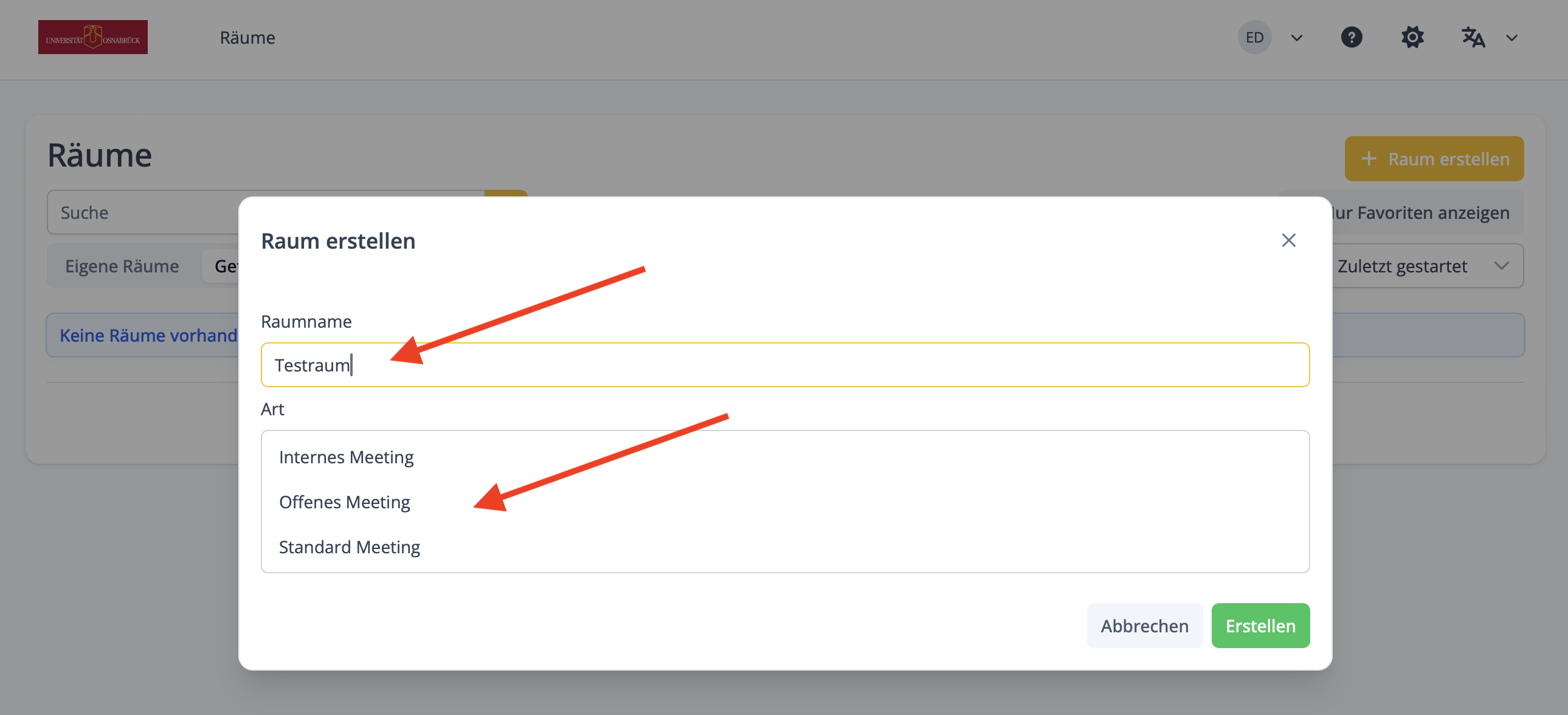 Videokonferenzsystem BigBlueButton